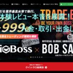 BigBoss体験レビュー本音を暴露!入金・取引・出金してみた!